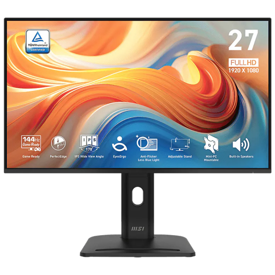 MSI 27'' IPS PRO MP275PG E14 4MS 120HZ HDMI-DP Pivot Kurumsal Monirtör 1920x1080