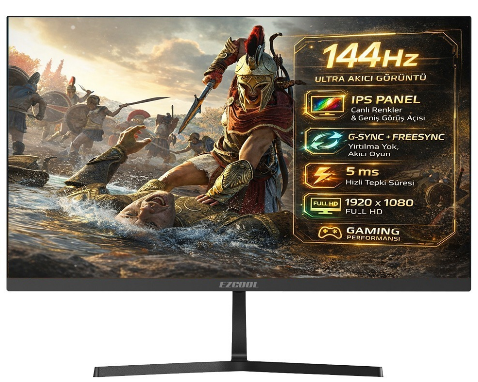 EZCOOL 24'' IPS CORP EZP24 5ms 144Hz HDMI Gaming Monitör (1920 X 1080)