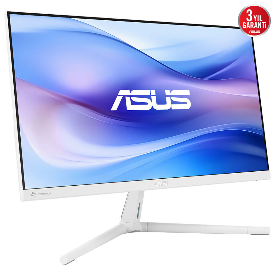 ASUS 23.8'' IPS VU249HFI-W 1MS 100HZ HDMI Nano Iyon Ev Ofis Monitörü Beyaz 1920x1080 / 90LM09JT-B01K70