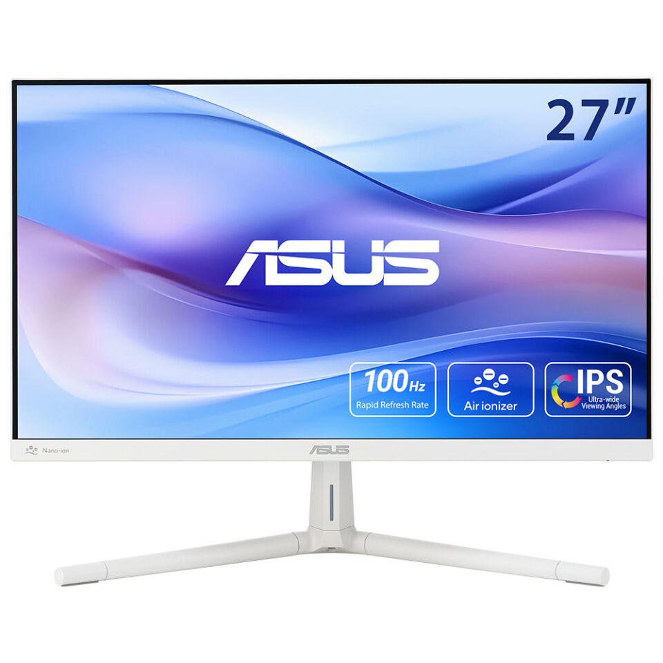 ASUS 27'' IPS VU279HFI-W 1MS 100HZ HDMI  Nano İyon Monitör Beyaz 1920x1080 / 90LM09IT-B01K70