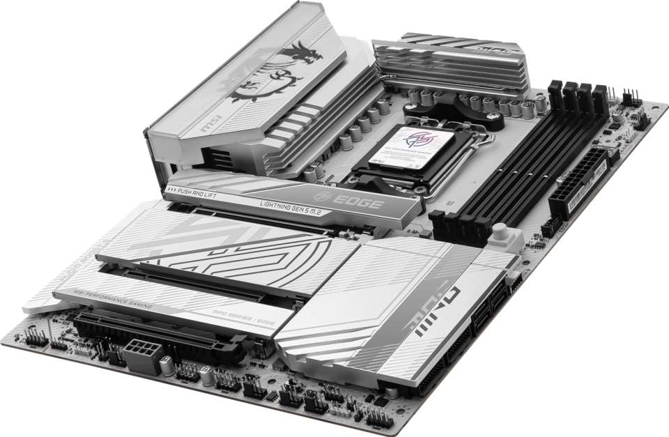 MSI MPG X870E EDGE TI WIFI7 DDR5 HDMI-DP TYPEC PCIE 5.0 AM5 ATX BEYAZ