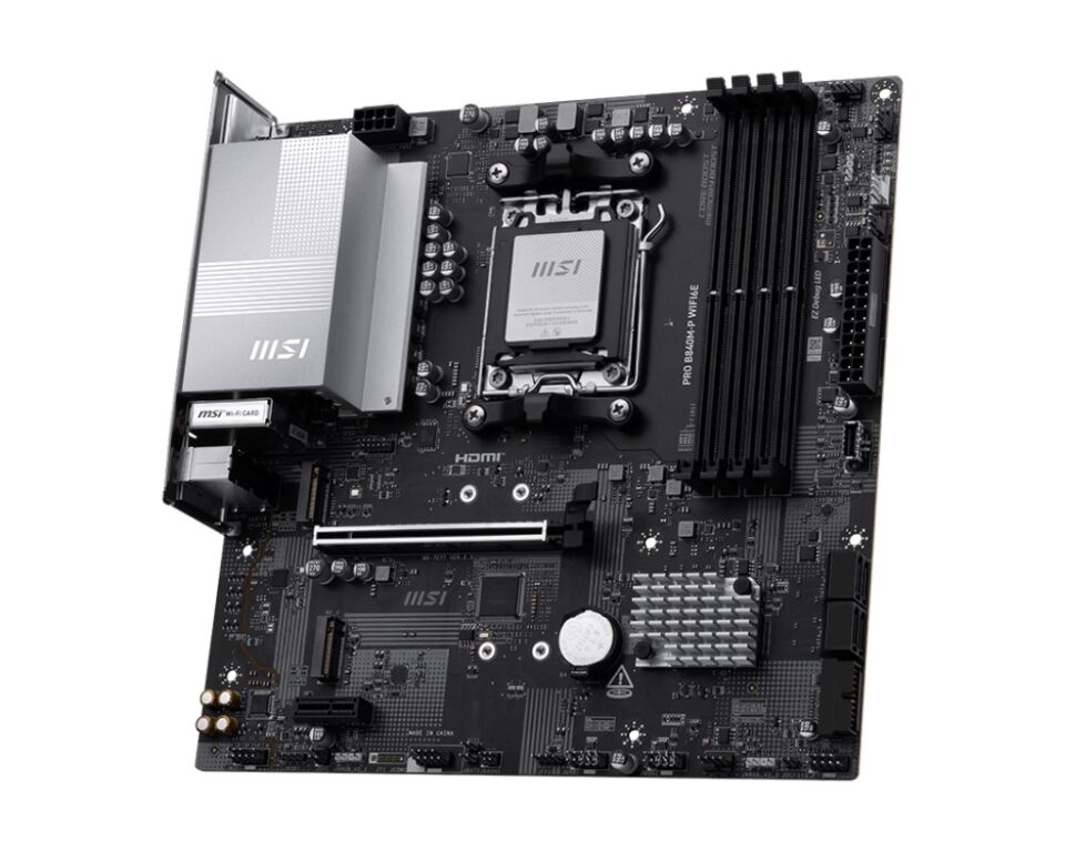 MSI PRO B840M-P WIFI6E DDR5 HDMI-TYPEC PCIE 4.0 AM5 mATX