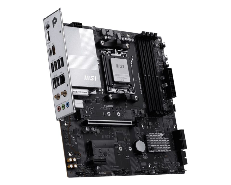 MSI PRO B840M-P WIFI6E DDR5 HDMI-TYPEC PCIE 4.0 AM5 mATX