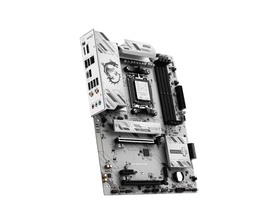 MSI B850 GAMING PLUS WIFI6E DDR5 HDMI-DP TYPEC PCIE 5.0 AM5 ATX BEYAZ