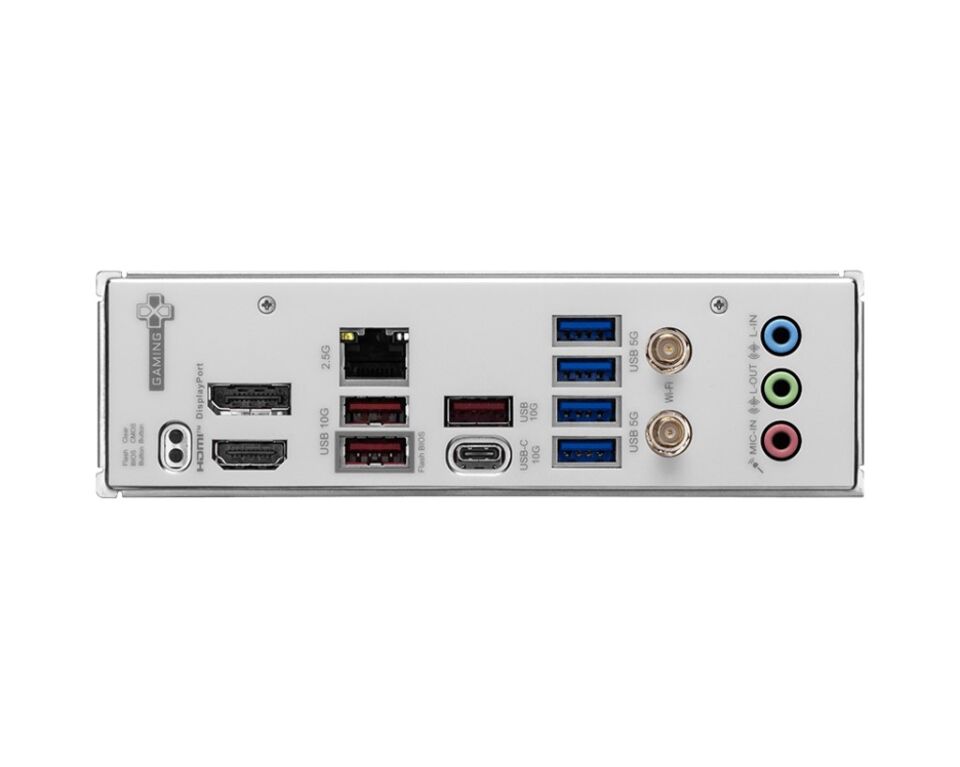 MSI B850 GAMING PLUS WIFI6E DDR5 HDMI-DP TYPEC PCIE 5.0 AM5 ATX BEYAZ