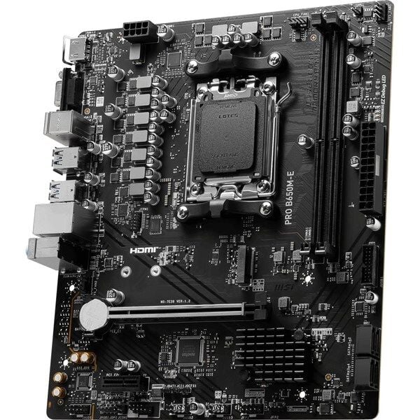 MSI PRO B650M-E DDR5 HDMI PCIE 4.0 AM5 mATX