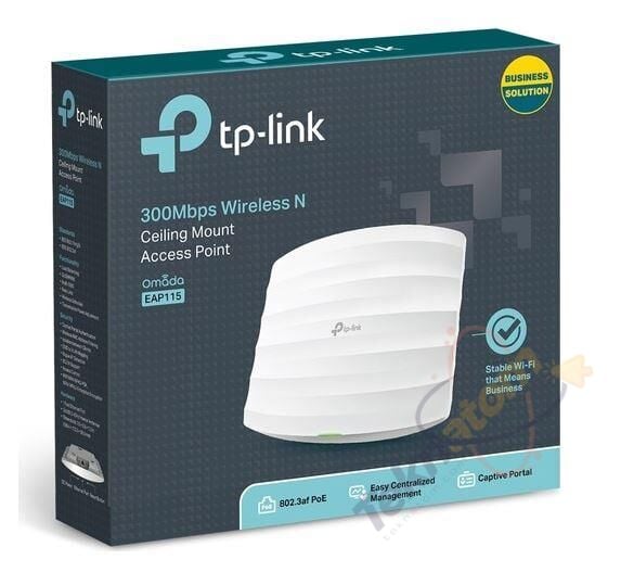 TP-LINK EAP115 N300 Tavan Tipi Kurumsal Access Point