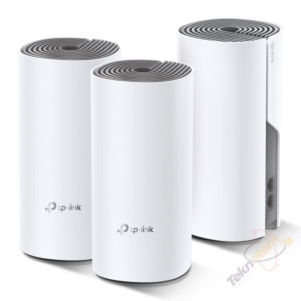 TP-LINK DECO E4-3P WIFI5 AC1200 Dual Band Mesh Router 3-lü set