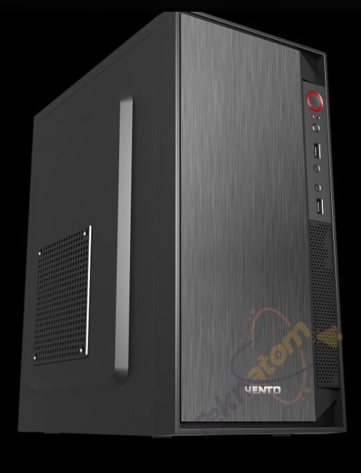 VENTO 350W VS119S Standart Micro ATX PC Kasası Siyah