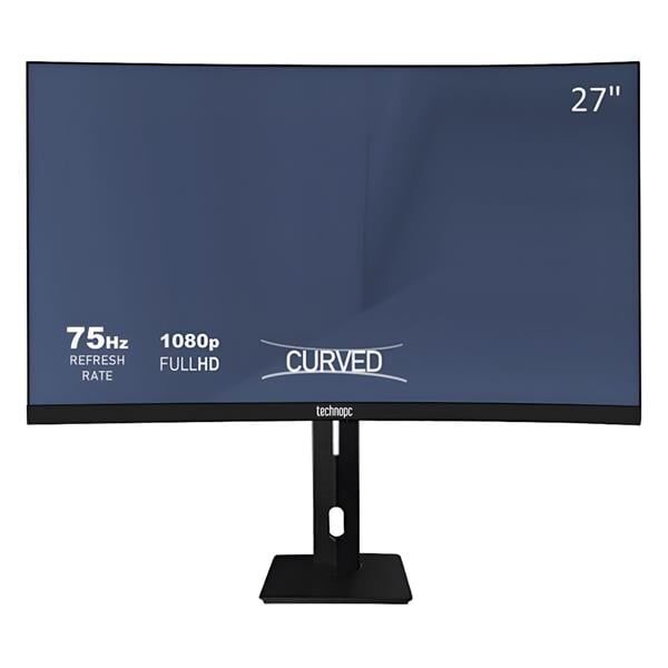 TECHNOPC 27'' VA TPL27CS 6.5MS 75HZ HDMI-DP Kavisli Kurumsal Monitör 1920x1080