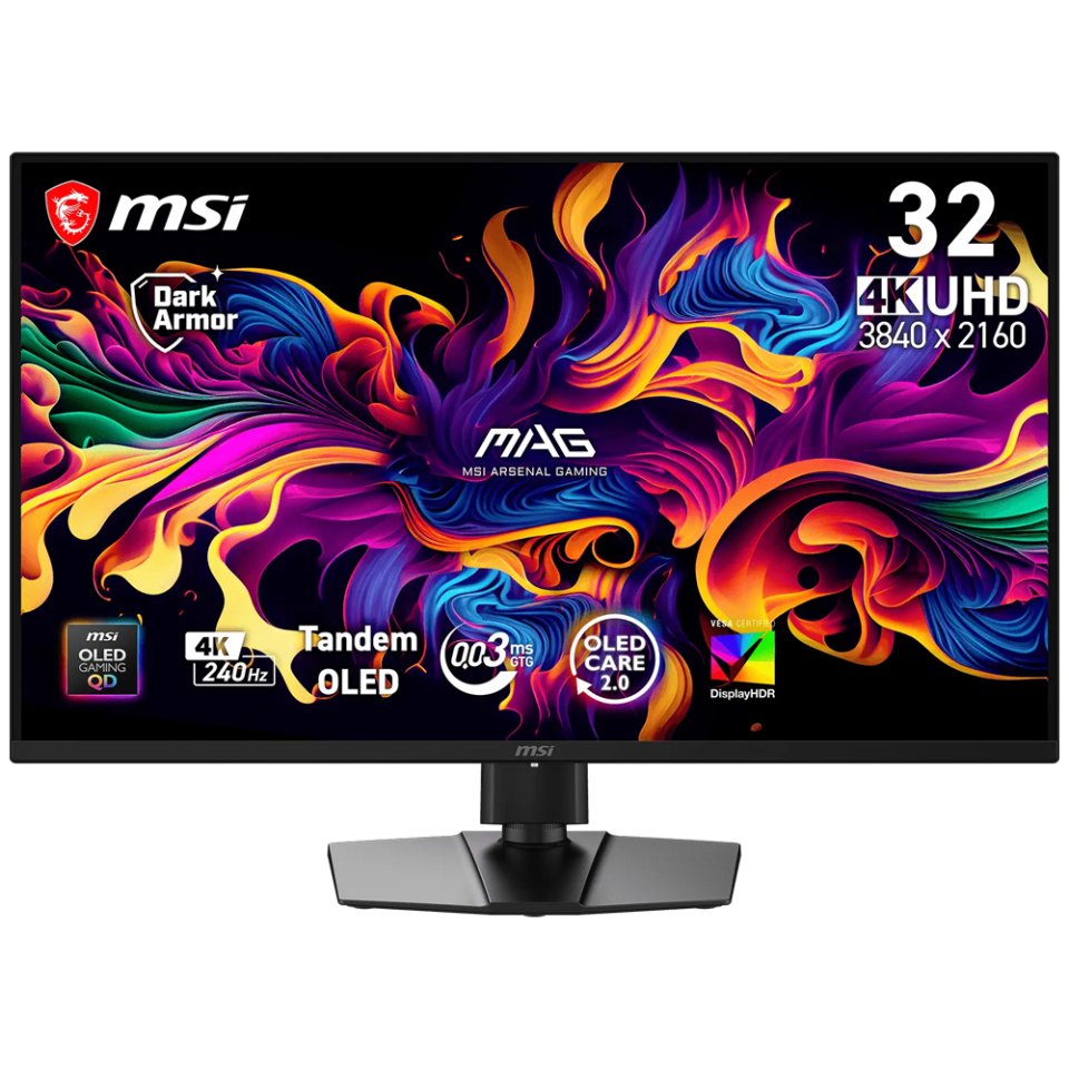 MSI 31.5'' MAG 321UP QD-OLED X24 0.03MS 240Hz HDMI-DP Gming Monitör 3840x2160