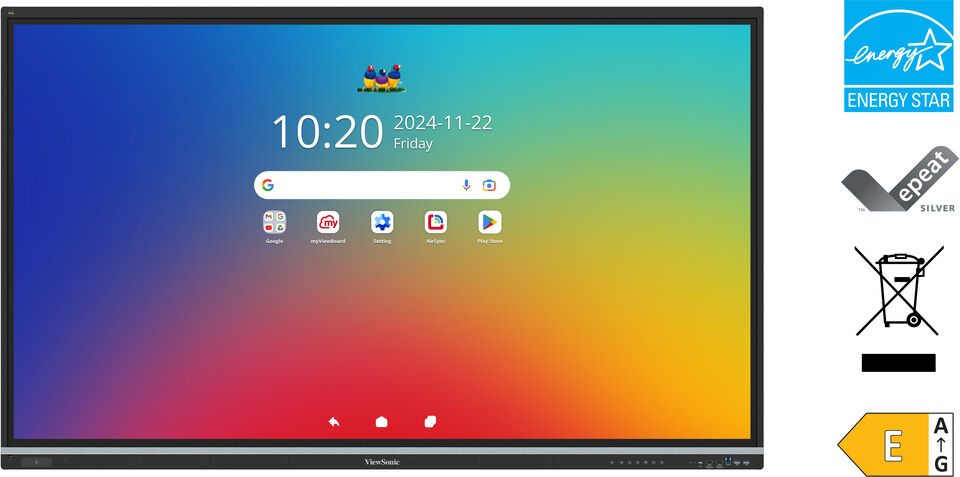VIEWSONIC 75'' ViewBoard IFP7551 75'' 4K Ultra HD İnteraktif Akıllı Ekran