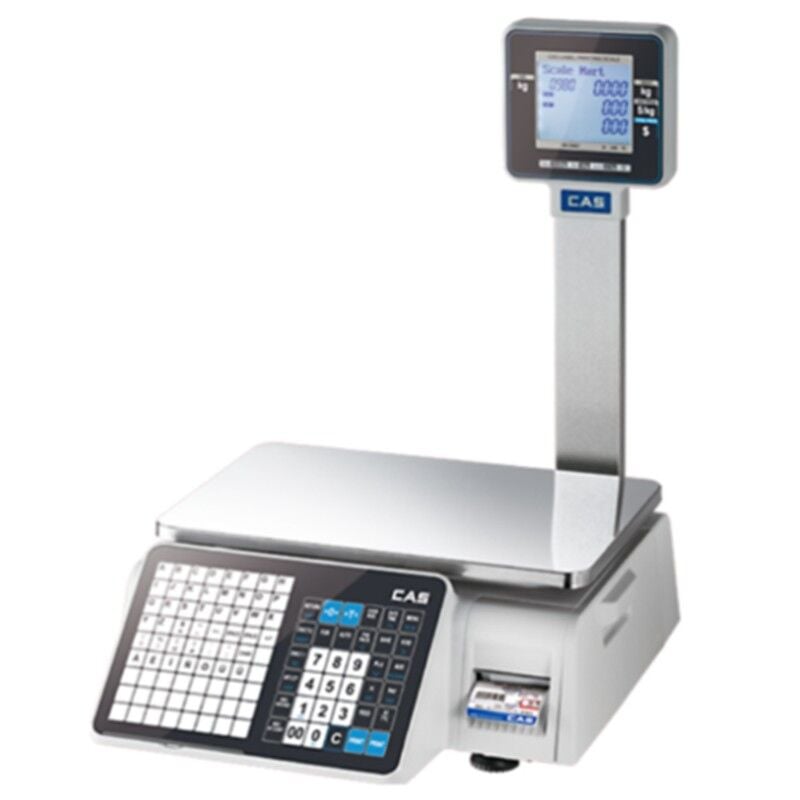 CAS CL3000 P 15 KG RS232 / Ethernet Boyunlu Barkodlu Terazi