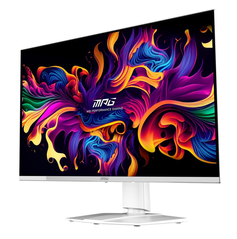 MSI 31.5'' MPG 321URXW QD-OLED 0.03MS 240HZ HDMI-DP TYPEC Gaming Monitör Beyaz 3840x2160