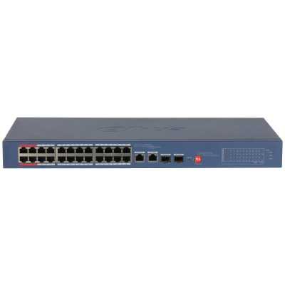 DAHUA 24port CS4226-24ET-240 10/100 2-SFP 240W Cloud PoE Switch