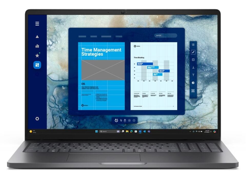 DELL 16'' ULTRA 255U-16GB DDR5 RAM-512GB NVME-W11 PRO / PRO 16 BTO107_PC16250_WP