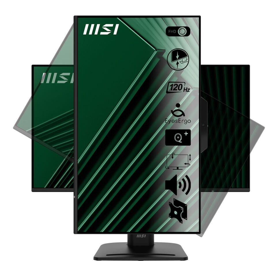 MSI 27'' IPS PRO MP272PMG 1MS 100HZ HDMI-DP Kurumsal Pivot Monitör 1920x1080