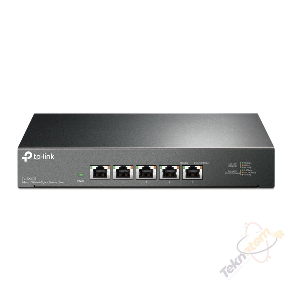 TP-LINK 5port 10GbE Yönetilemez Switch TL-SX105