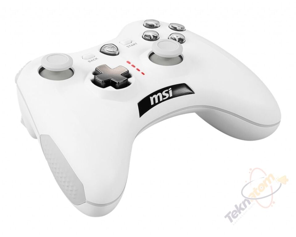 MSI GG FORCE GC30 V2 WHITE Kablosuz Gamepad Beyaz