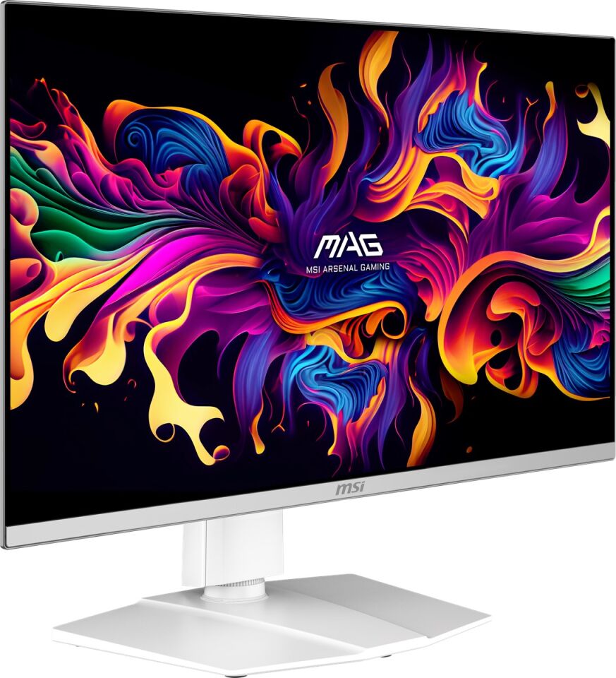 MSI 26.5'' MAG 272QPW QD-OLED X28 0.03MS 280HZ HDMI-DP TYPEC Gaming Monitör Beyaz 2560x1440