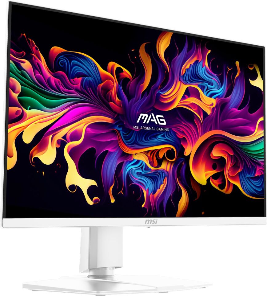 MSI 26.5'' MAG 272QPW QD-OLED X28 0.03MS 280HZ HDMI-DP TYPEC Gaming Monitör Beyaz 2560x1440