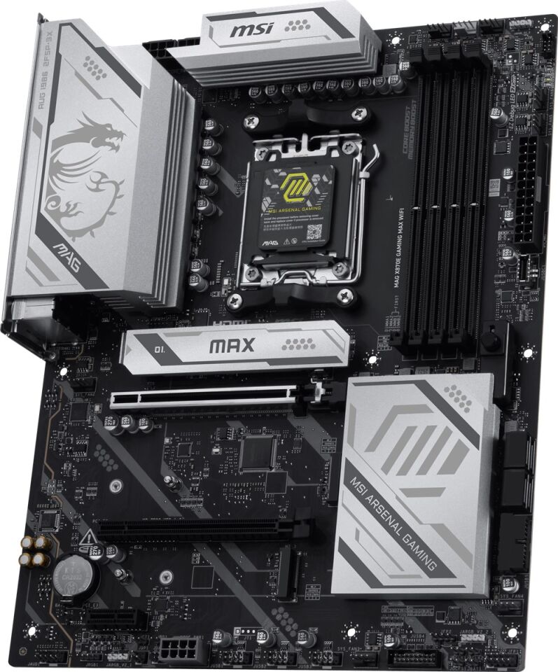 MSI MAG X870E GAMING MAX WIFI7 DDR5 HDMI-DP PCIE 5.0 AM5 ATX