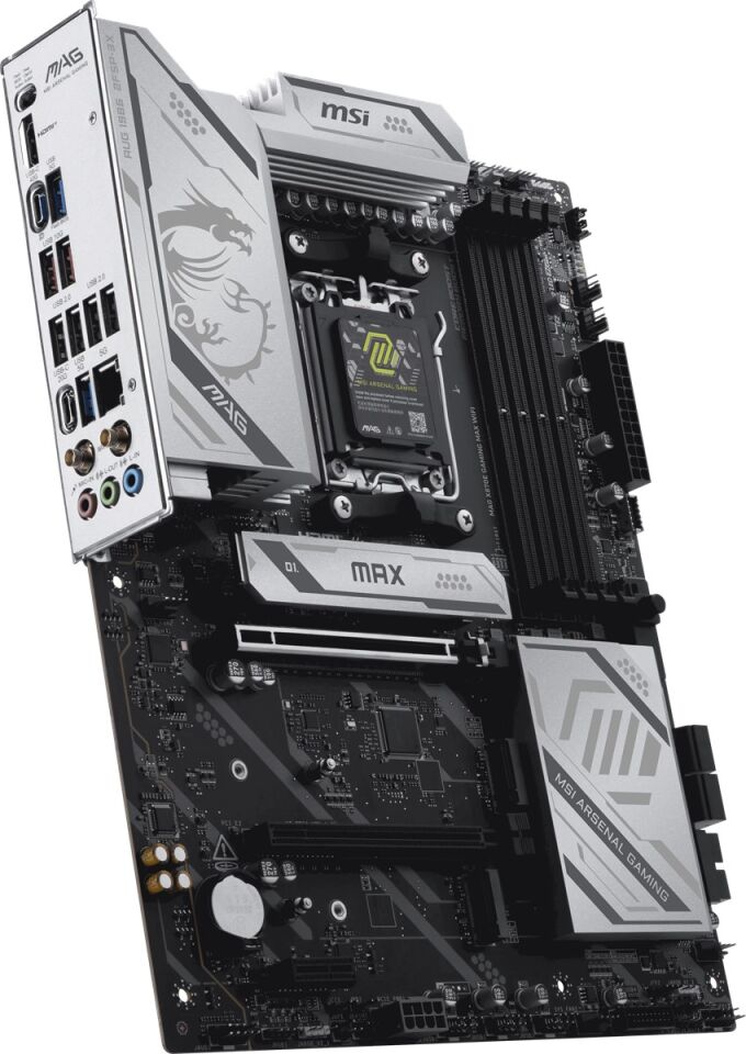 MSI MAG X870E GAMING MAX WIFI7 DDR5 HDMI-DP PCIE 5.0 AM5 ATX