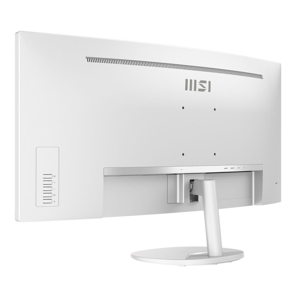 MSI 34'' VA PRO MP341CQW E12 1MS 120HZ HDMI-DP Multimedya Kurumsal Kavisli Monitör Beyaz 3440x1440