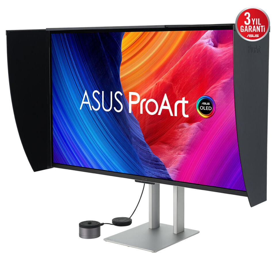 ASUS 31.5'' OLED PROART PA32UCDMR-K 0.1MS 240HZ HDMI-DP Thunderbolt Grafik Tasarım Monitörü 3840x2160