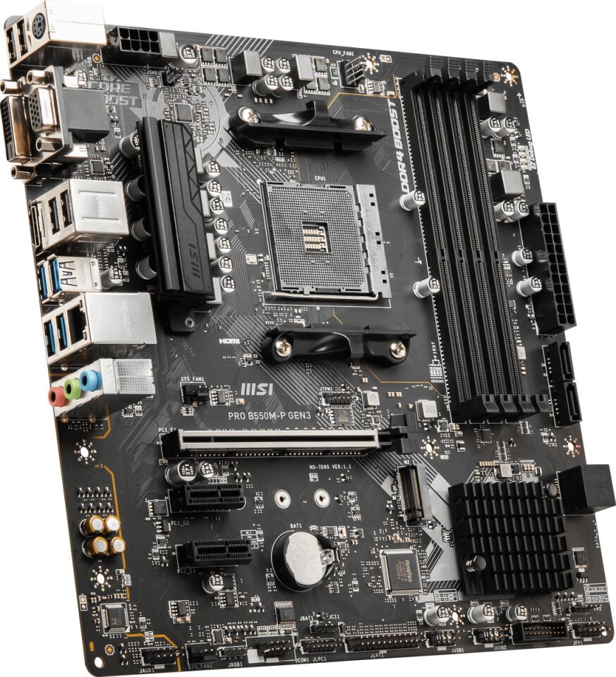 MSI PRO B550M-P DDR4 HDMI-DP PCIE 4.0 AM4 mATX