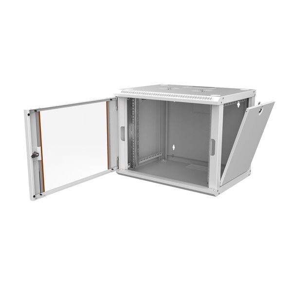 AGER 9U 600x450mm Duvar Tipi Beyaz Kabinet Agena Base AG-AB09U6045B1 Demonte