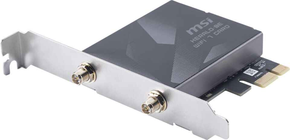 MSI HERALD BE9400 WIFI7 Kablosuz PCIe Adaptör
