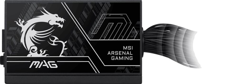MSI 750w 80+ Bronze MAG A750BN PCIE5 III Power Supply