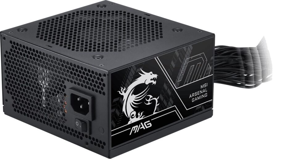 MSI 750w 80+ Bronze MAG A750BN PCIE5 III Power Supply