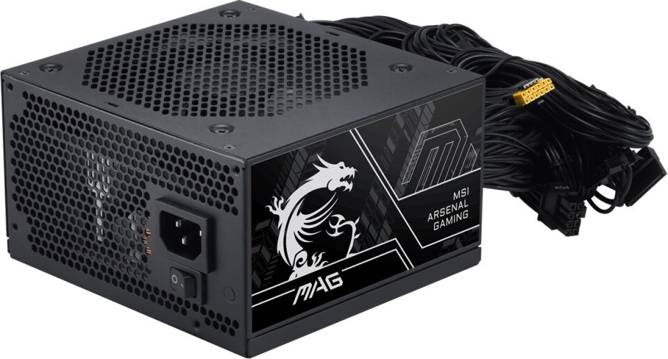 MSI 750w 80+ Bronze MAG A750BN PCIE5 III Power Supply