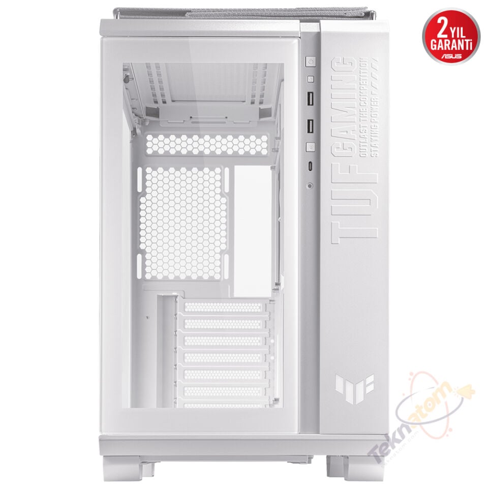 ASUS GT502 PLUS TUF GAMING TG WHITE Gaming Mid-Tower PC Kasası Beyaz /  90DC0093-B19000