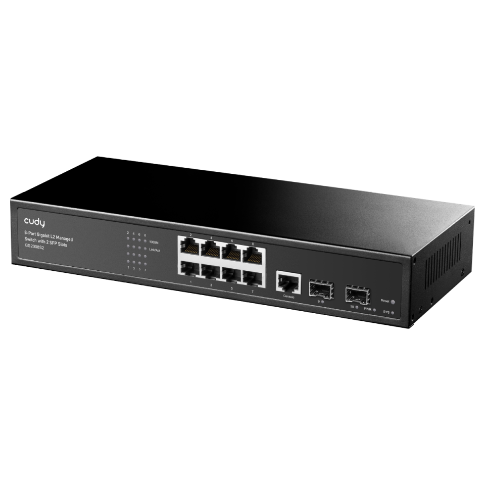 CUDY 8port Gigabit Yönetilebilir Switch GS2008S2
