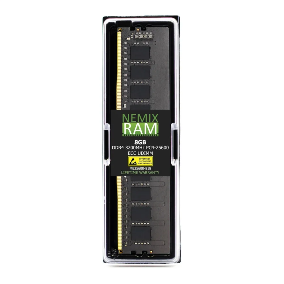 NEMIXRAM 8GB DDR4 3200MHz CL22 ECC UDIMM SUNUCU RAM ME25600-818