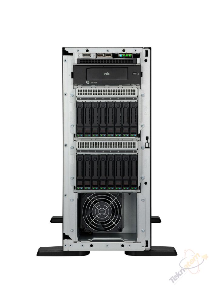 HPE PROLIANT ML110 G11 P81774-425 XEON 3508U-32GB DDR5 RDIMM-2X480GB+4X1.92TB SSD-2x1000w Tower Sunucu