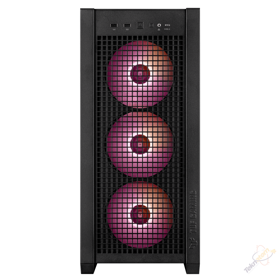 ASUS TUF GAMING GT302 TG ARGB Gaming Mid-Tower PC Kasası / 90DC00I0-B19000