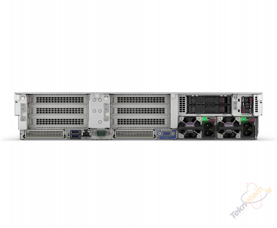 HPE DL380 G11 XEON GOLD 6530 P81787-425 64GB DDR5 RDIMM-4x480GB SSD-2x1100w Rack Sunucu (10003)