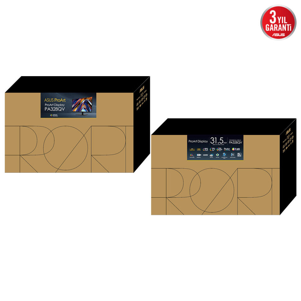 ASUS 31.5'' IPS PROART PA328QV 5MS 75HZ HDMI-DP USB Grafik Tasarım Monitörü 2560x1440