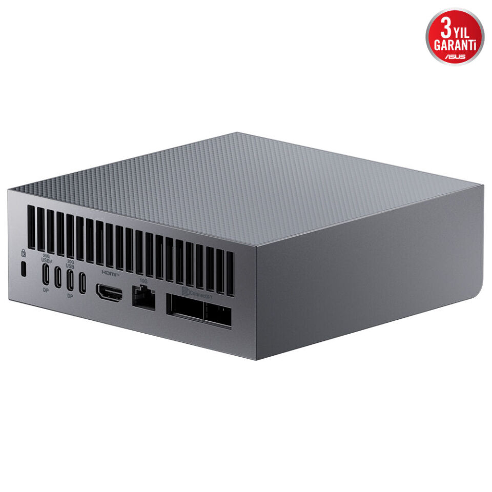 ASUS ARM v9.2-A 128GB LPDDR5X- 4TB M2 NVME- NVIDIA BLCKW GB10 GPU- FDOS Yapay Zeka Bilgisayarı / ASCENT GX10 90MS0371-M000V0