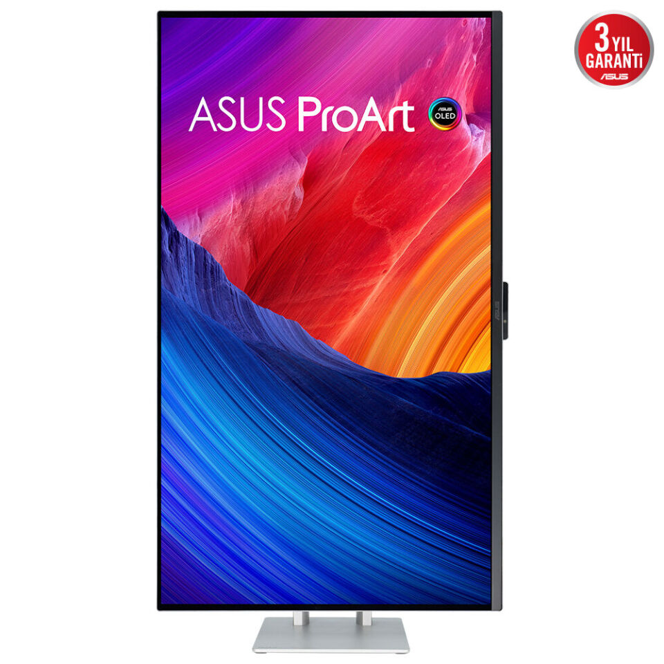 ASUS 31.5'' OLED PROART PA32UCDM 0.1MS 240HZ HDMI-DP Thunderbolt Grafik tasarım Monitörü 3840x2160 / 90LM03HE-B01K70