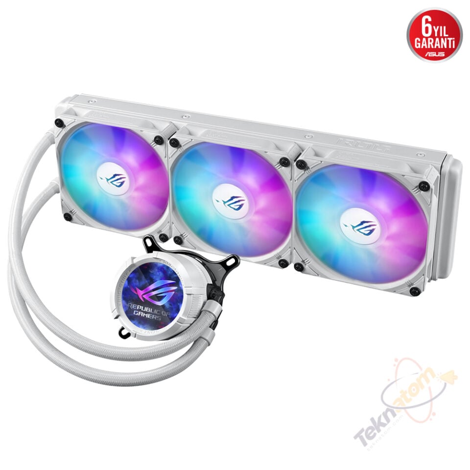 ASUS 360mm ROG STRIX LC III 360 ARGB LCD WHITE AM5-1851p Sıvı Soğutmalı İşlemci Fanı / 90RC00W2-M0UAY0