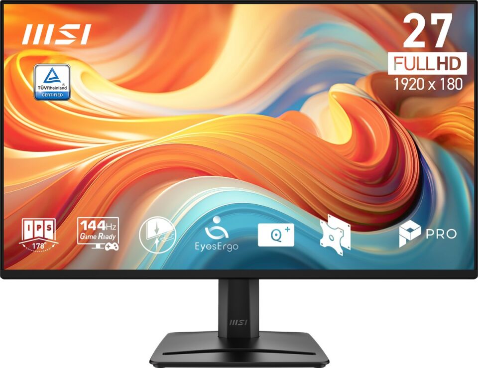 MSI 27'' IPS PRO MP275 E14L 4MS 144HZ HDMI Kurumsal Monitör 1920x1080
