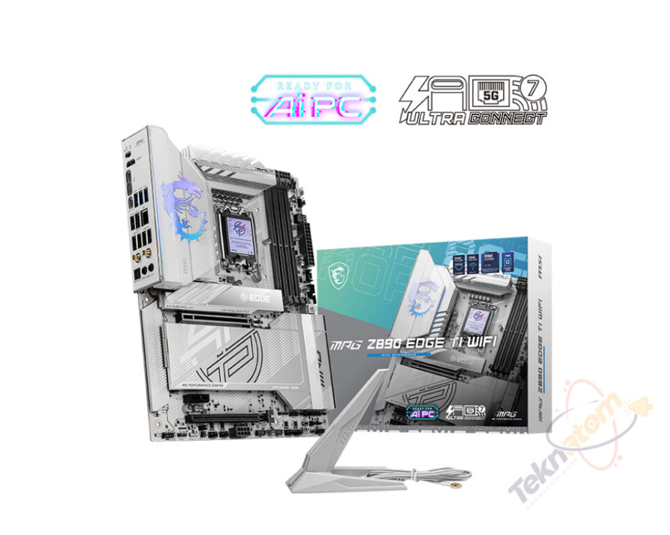 MSI MPG Z890 EDGE TI WIFI7 DDR5 HDMI-DP TYPEC PCIE 5.0 1851p ATX