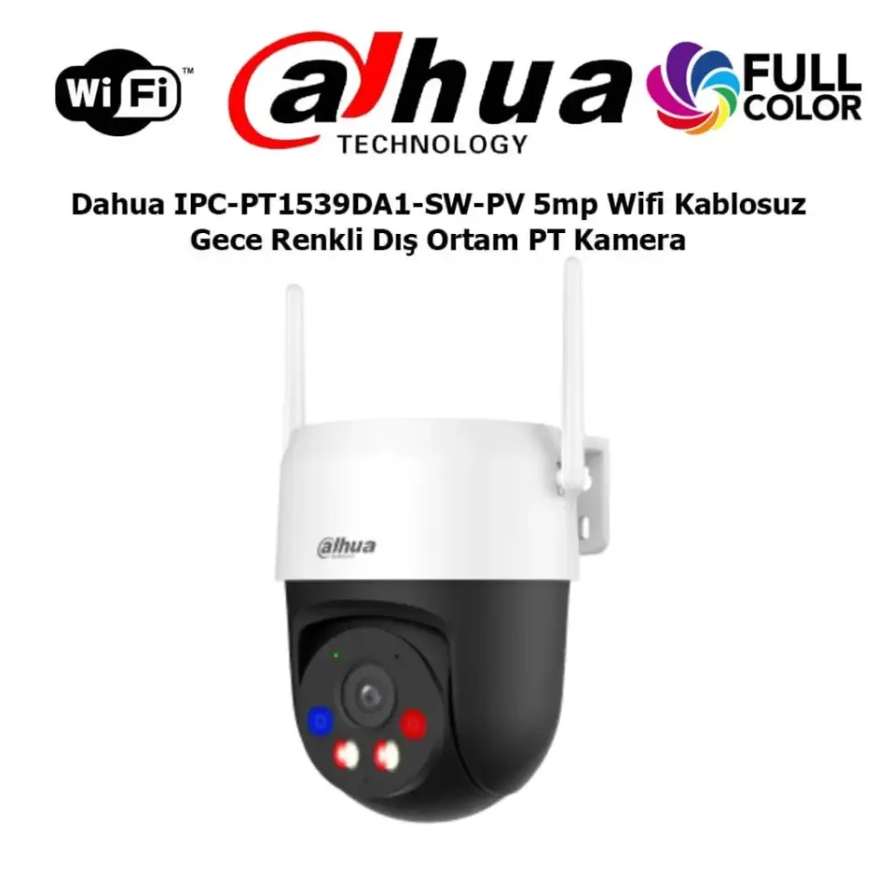 DAHUA 5MP Speed Dome PT IP Kamera IPC-PT1539DA1-SW-PV