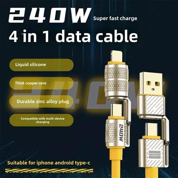 CODEGEN CDG-CNV88 Lightning 1.5 metre Şarj ve Data Kablosu 240W