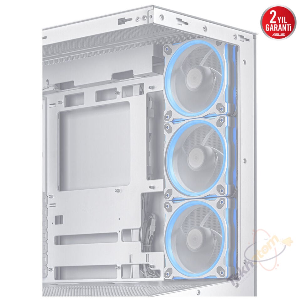 ASUS A31 PLUS TG ARGB WHITE Gaming Mid-Tower PC Kasası Beyaz / 90DC00R3-B19000